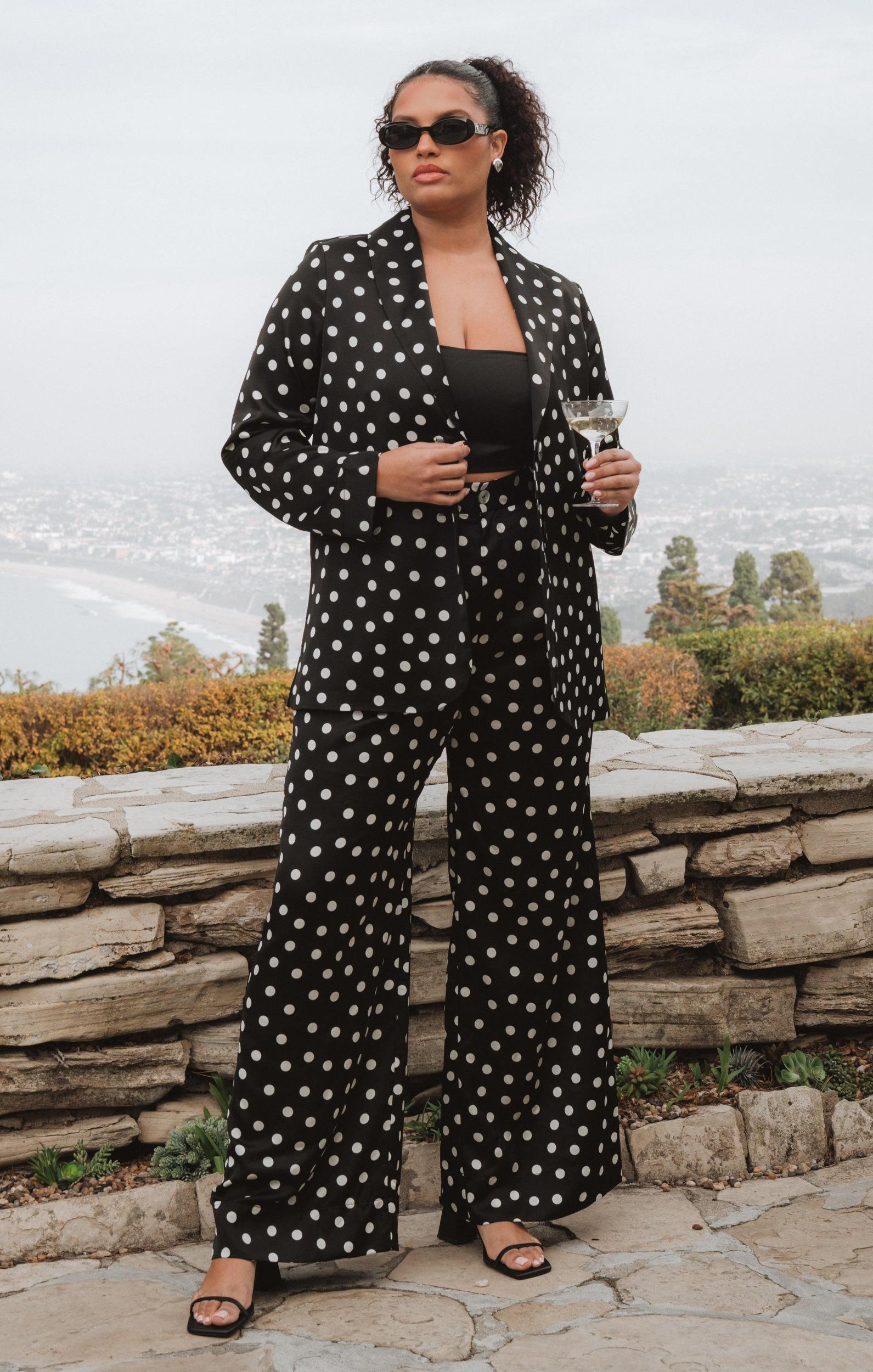 Hayes Trouser ~ Polka Dot Product Image