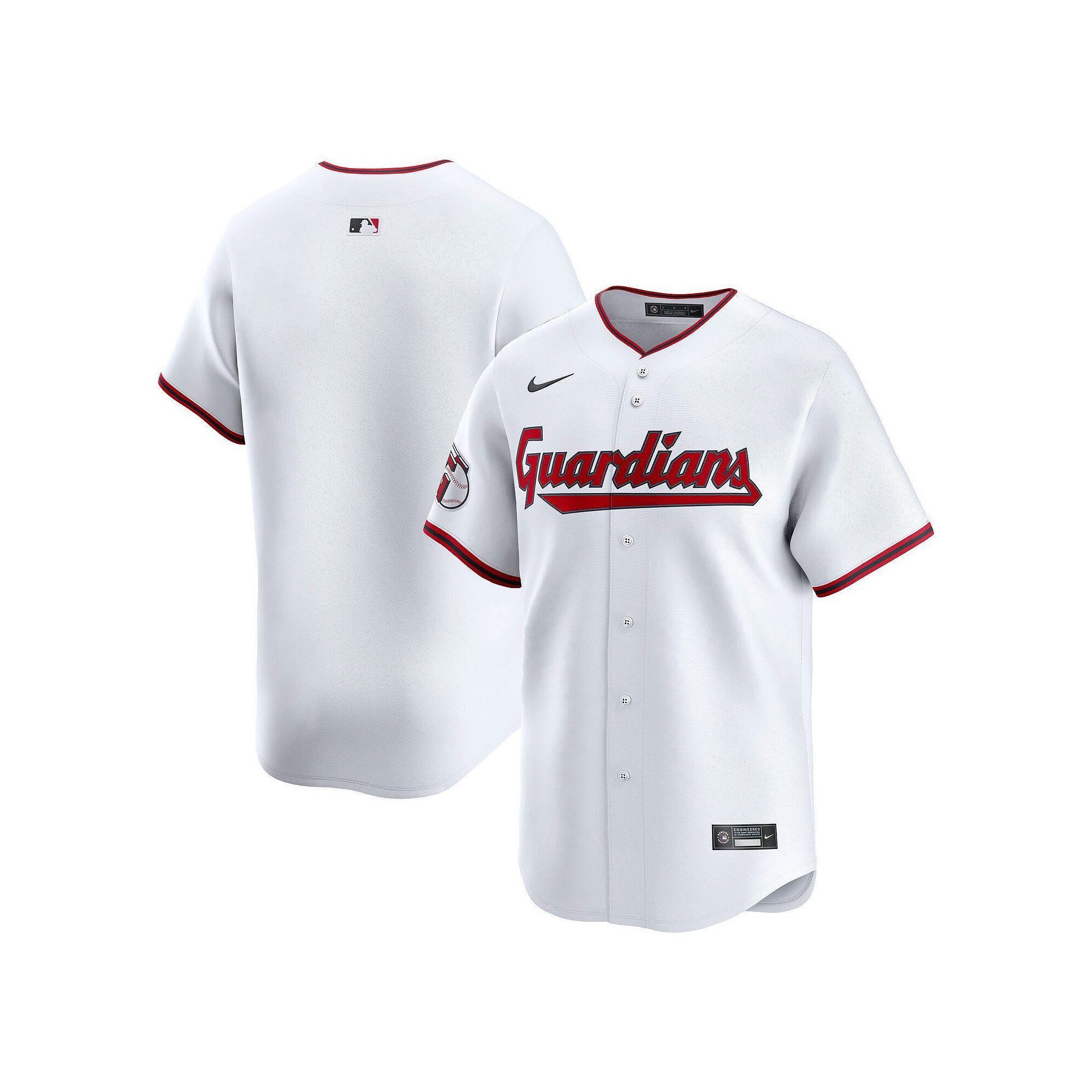 Men's Nike White Cleveland Guardians Home Limited Jersey,  Product Image