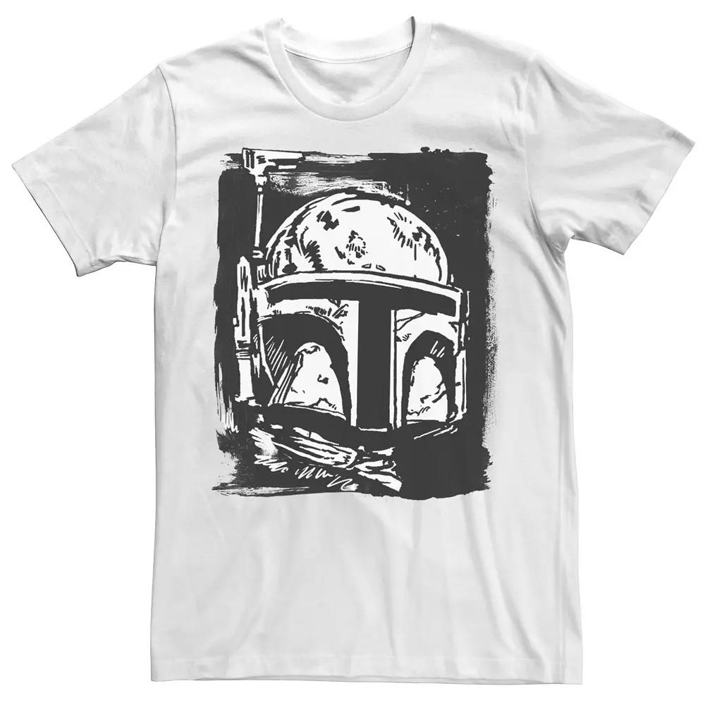 Men's Star Wars Boba Fett Paint Smear Stamp Tee,  Product Image