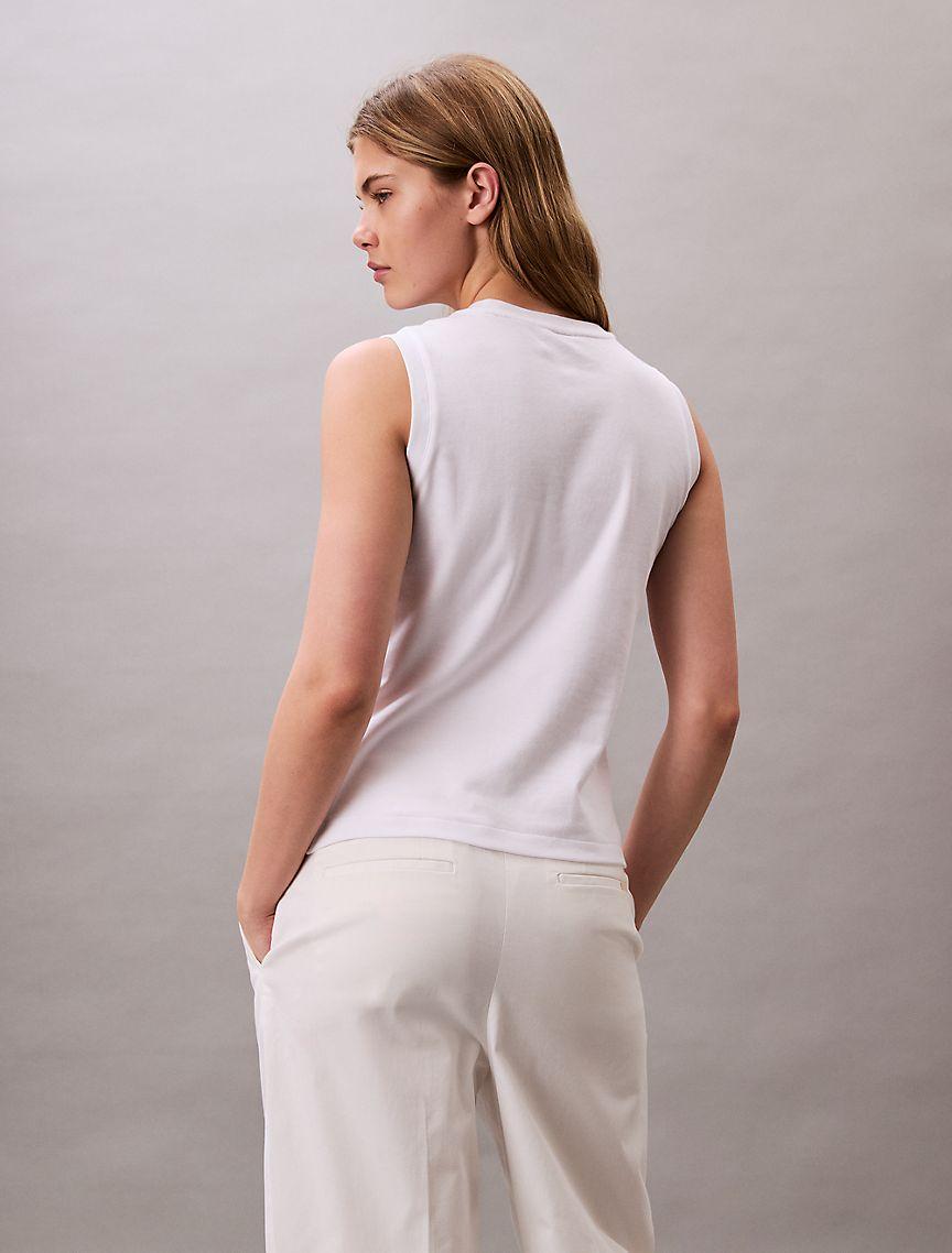 Calvin Klein Womens Liquid Cotton Tank Top Product Image