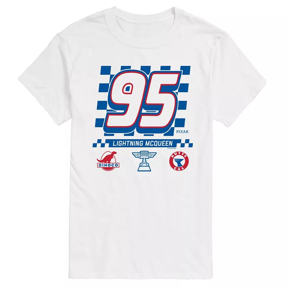 Men's Disney / Pixar's Cars Lightning McQueen 95 Americana Graphic Tee,  Product Image