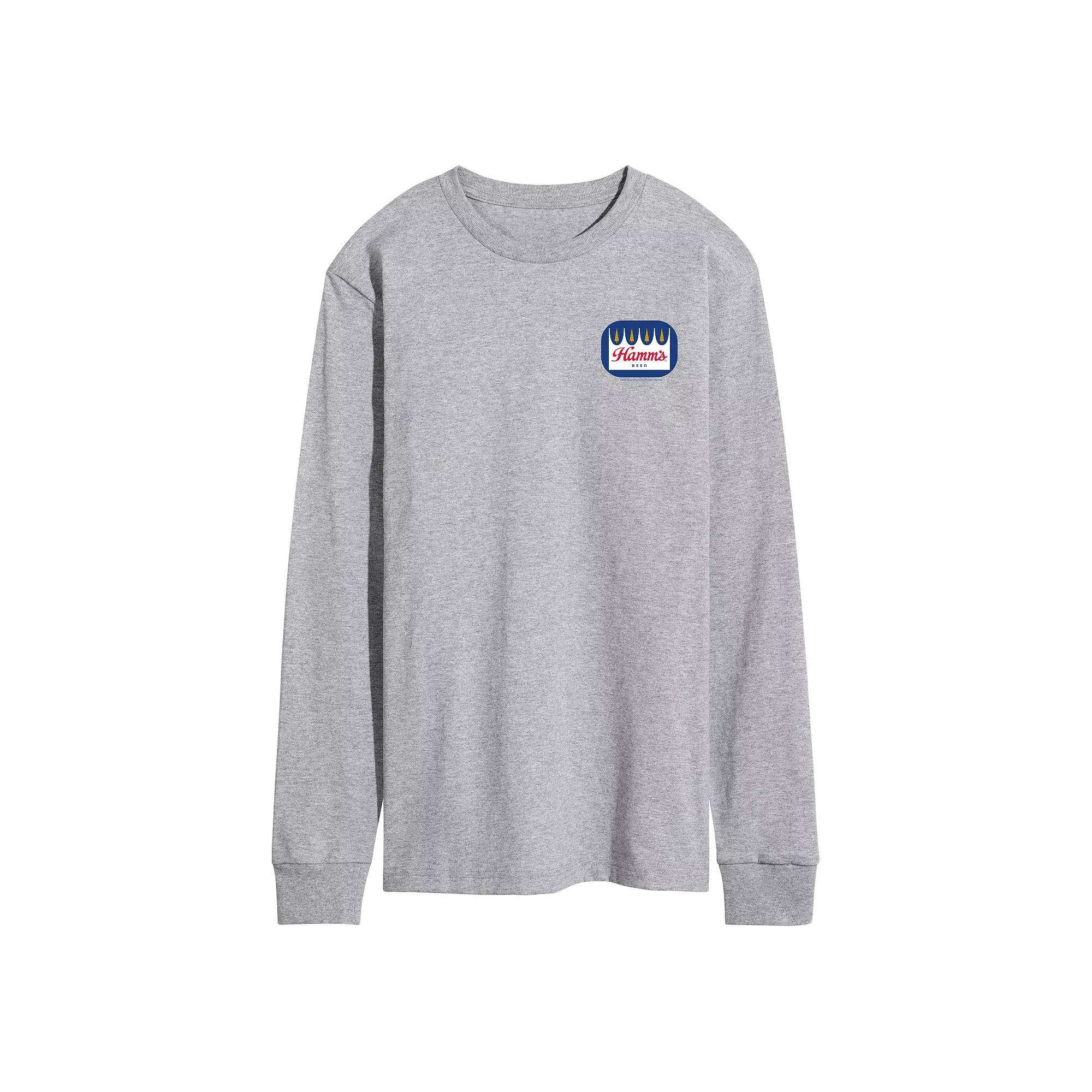 Men's Hamm's Logo Long Sleeve Graphic Tee,  Product Image