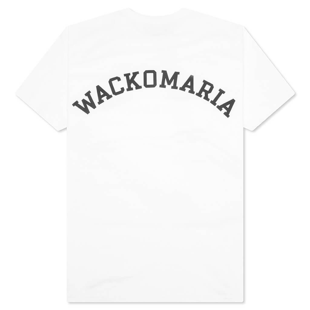 Washed Heavyweight Crewneck T-Shirt Type 5 - White Male Product Image