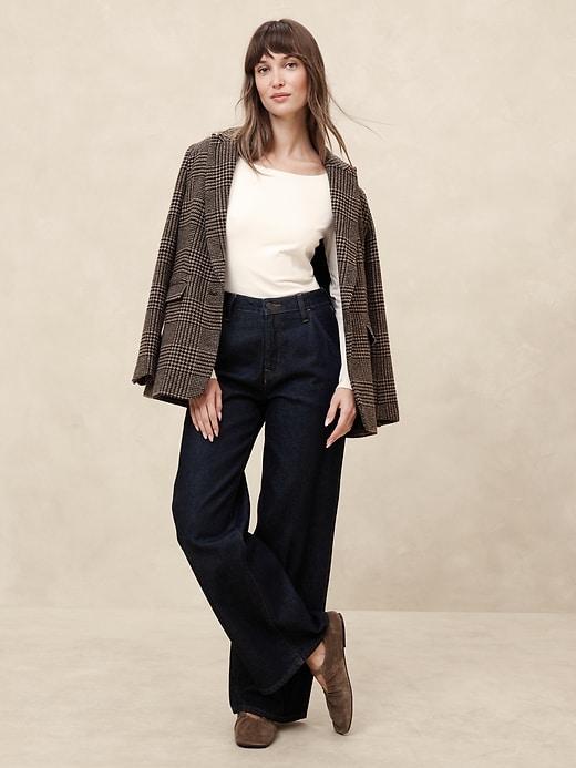 Soft Stretch Open Back Top Product Image