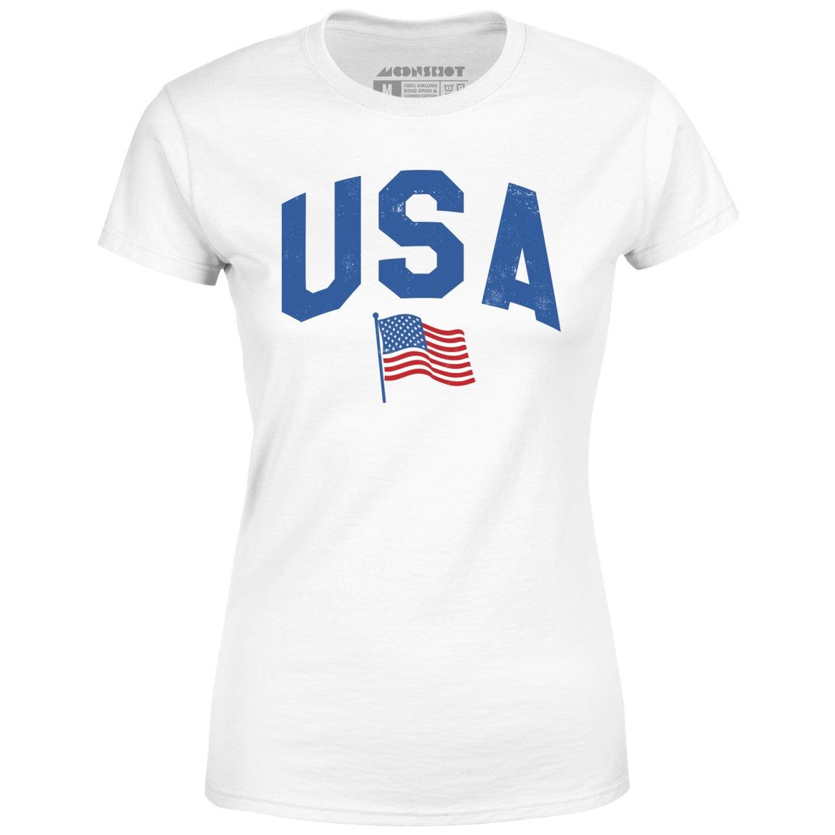 USA Flag - Women's T-Shirt Female Product Image