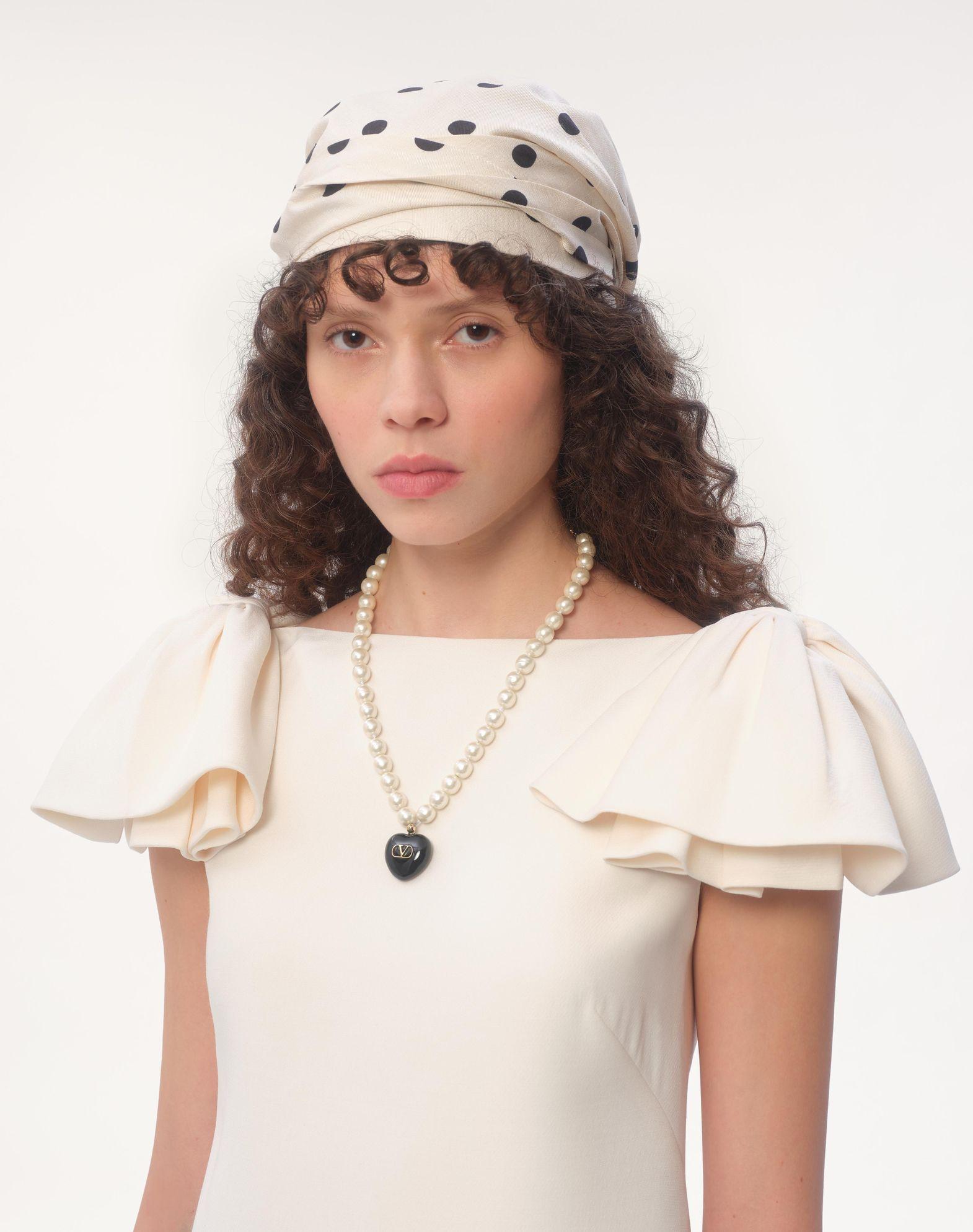 Coeur Royal Necklace In Metal, Enamel And Beads  Product Image