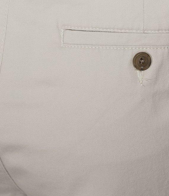 Roundtree & Yorke The Cloud Collection 8#double; Flat Front Washed Chino Shorts Product Image