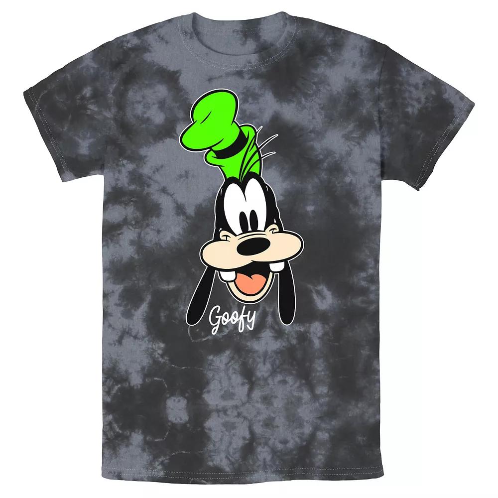 Men's Disney Goofy Open Mouth Big Smile Bomabrd Wash Tee,  Product Image