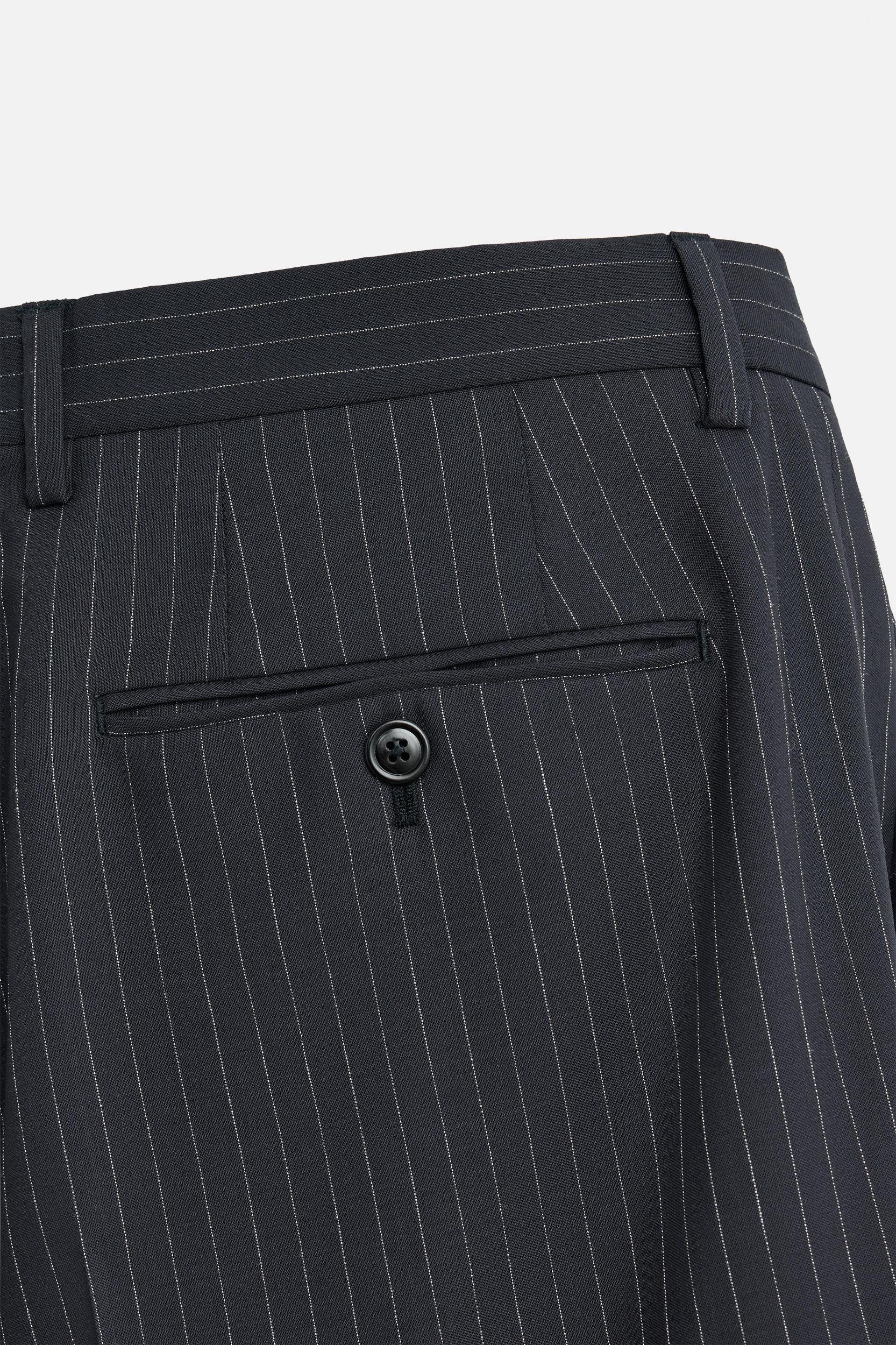 PINSTRIPE SUIT PANTS Product Image