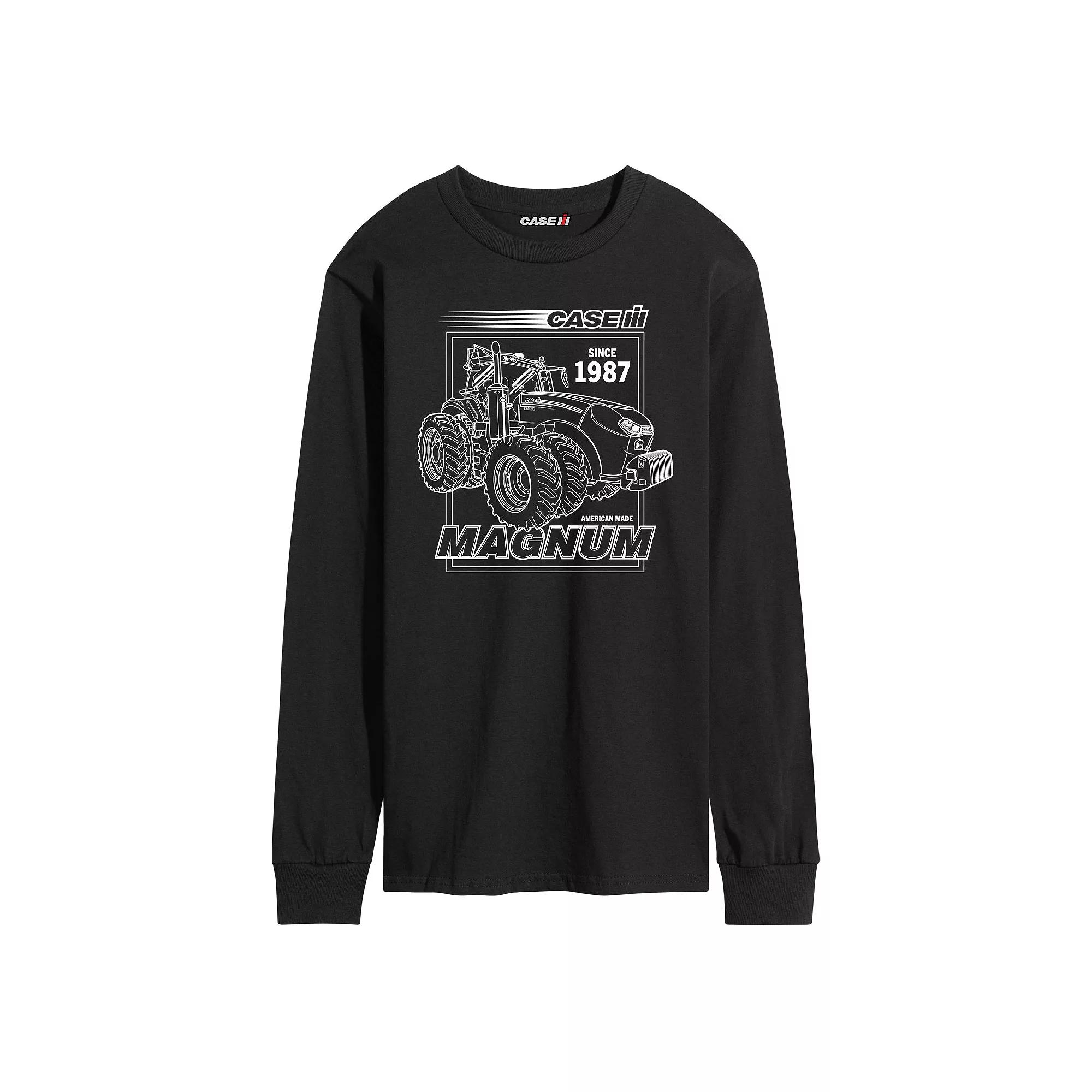 Men's Case IH Magnum White Long Sleeve Graphic Tee,  Product Image