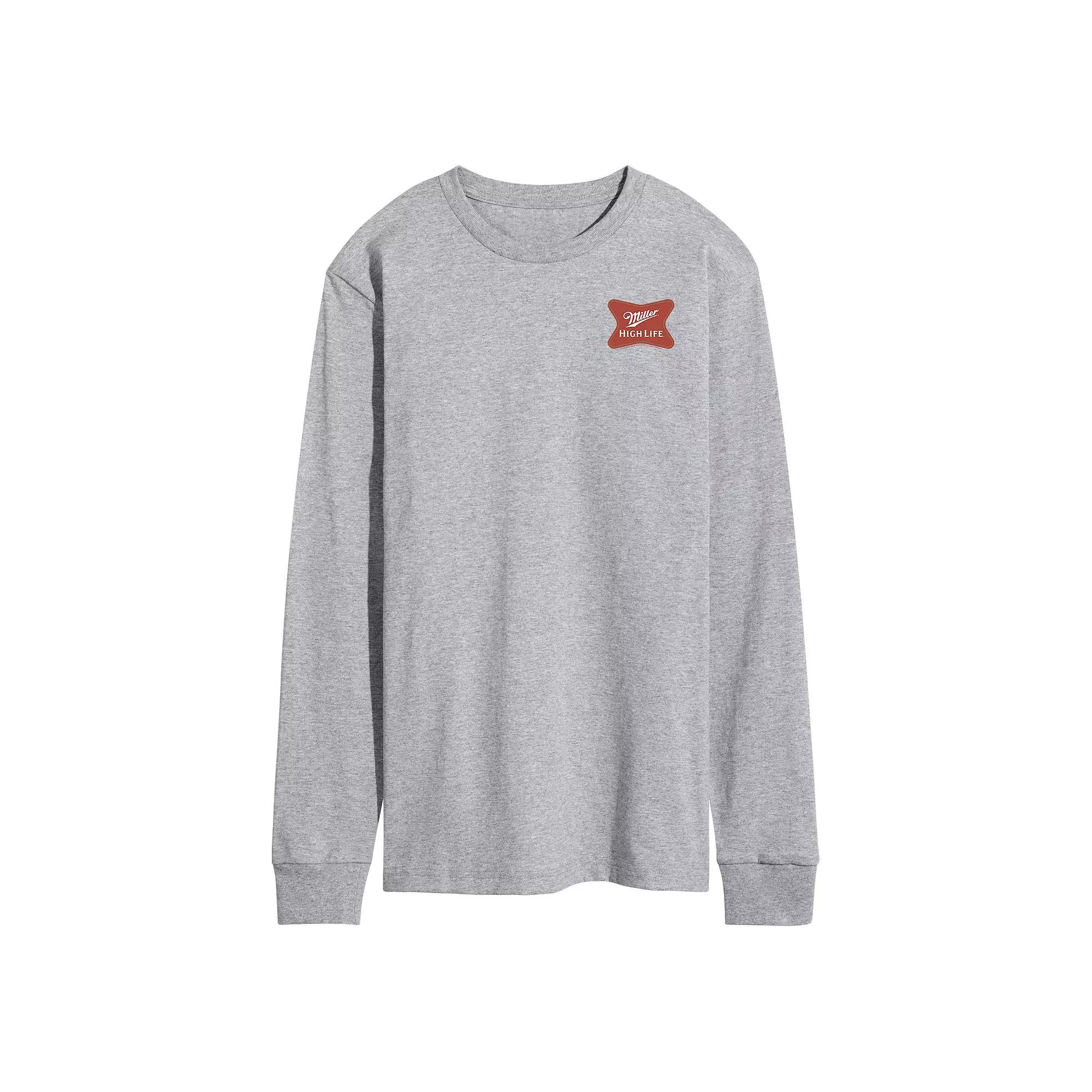Men's Miller High Life Logo Long Sleeve Graphic Tee,  Product Image