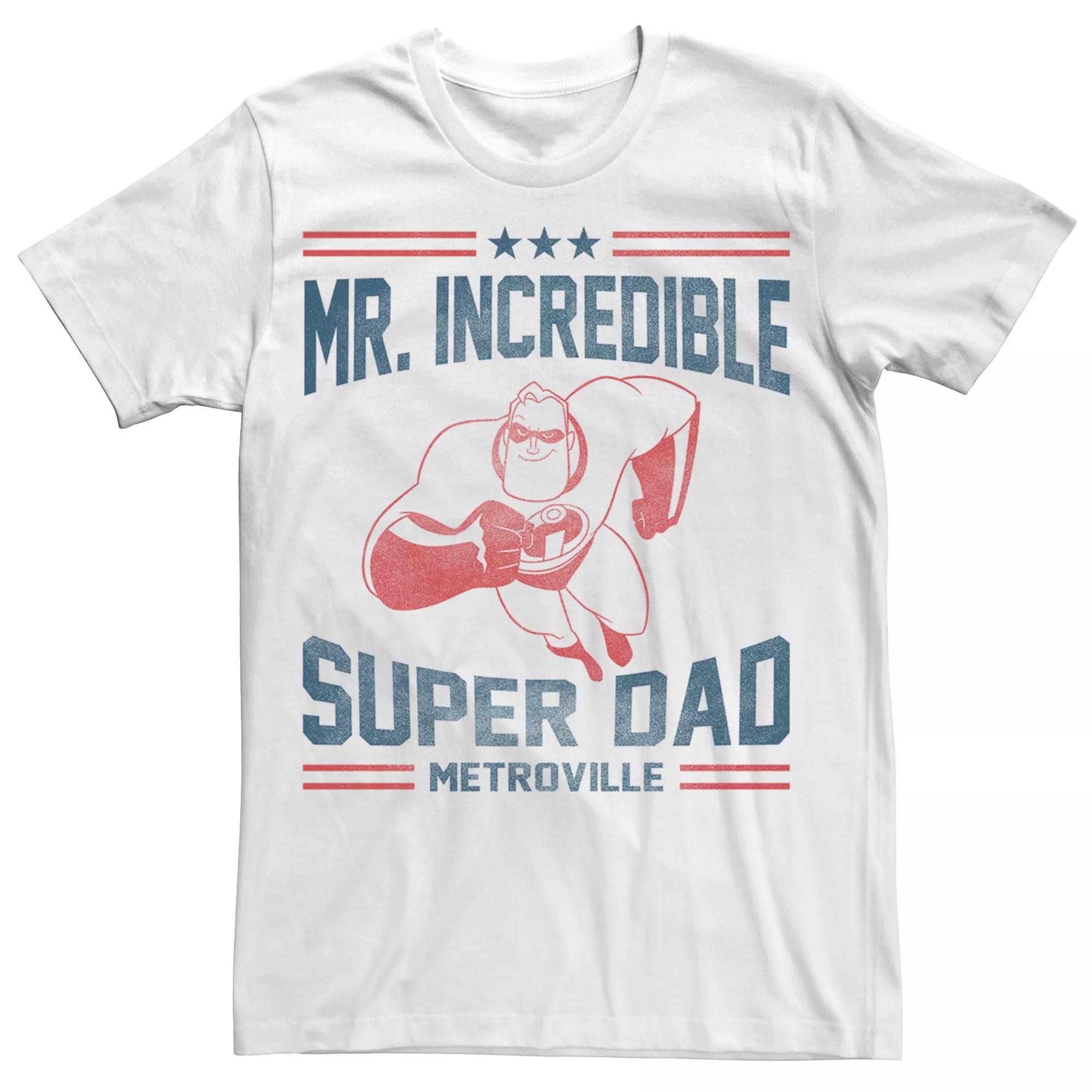Disney / Pixar's The Incredibles Men's Retro Super Dad Tee,  Product Image