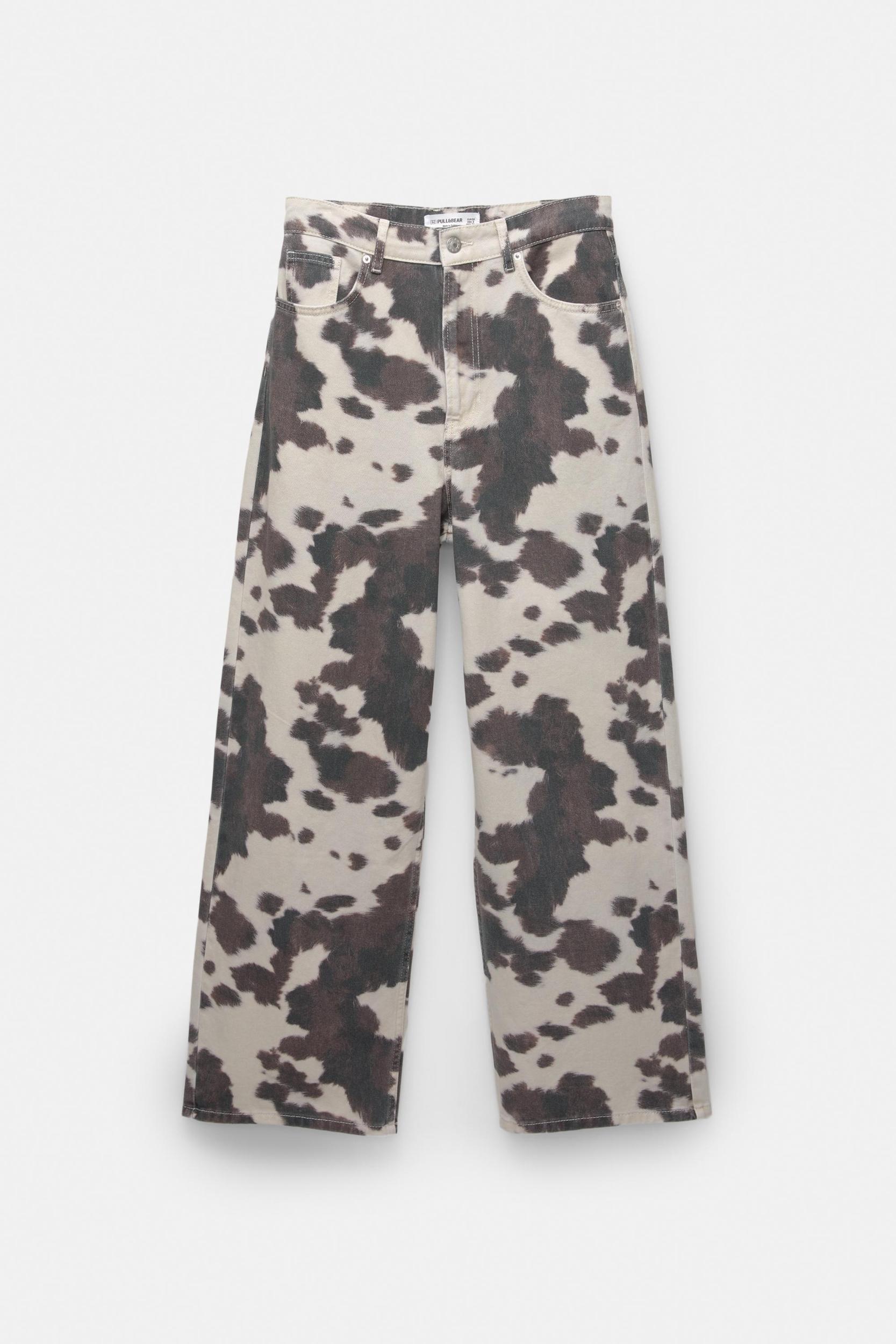 Cow baggy jeans Product Image