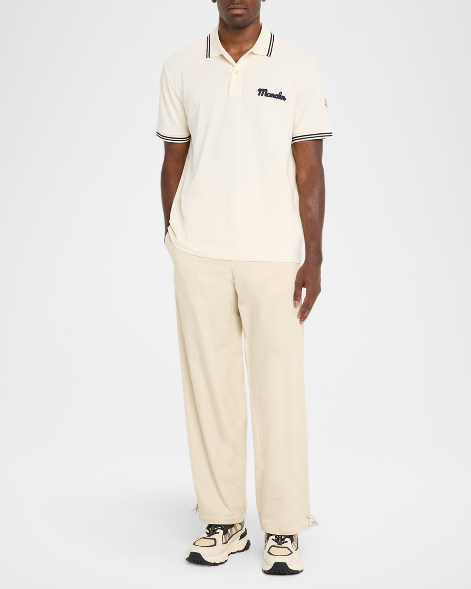 Men's Logo Script Short Sleeve Polo Product Image