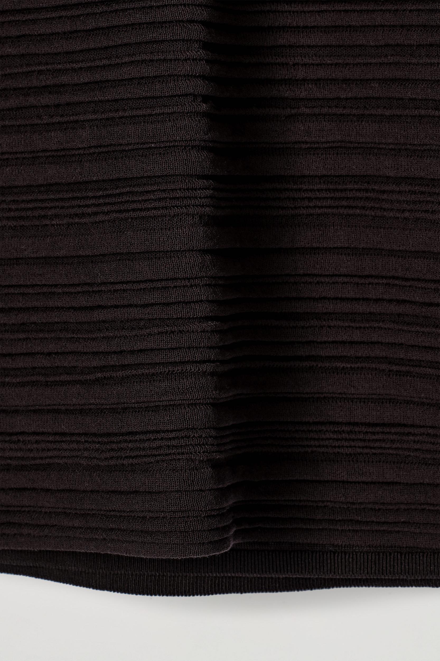 PLEATED KNIT MINI DRESS Product Image