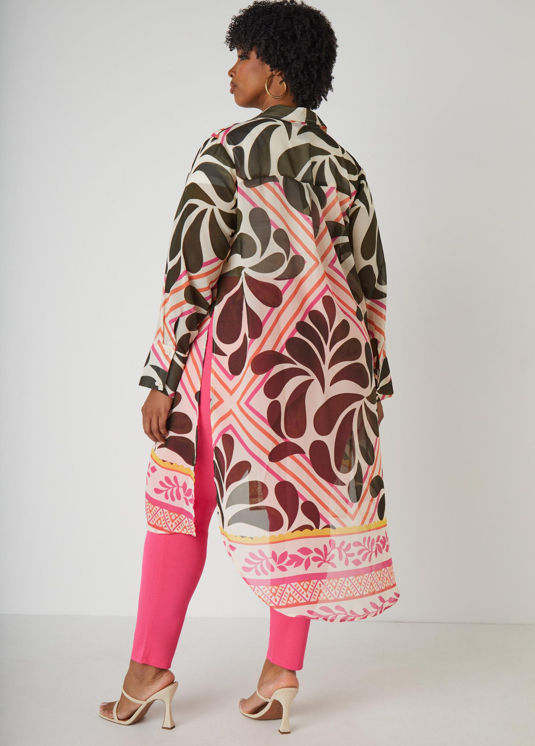 Abstract Duster Shirt Product Image