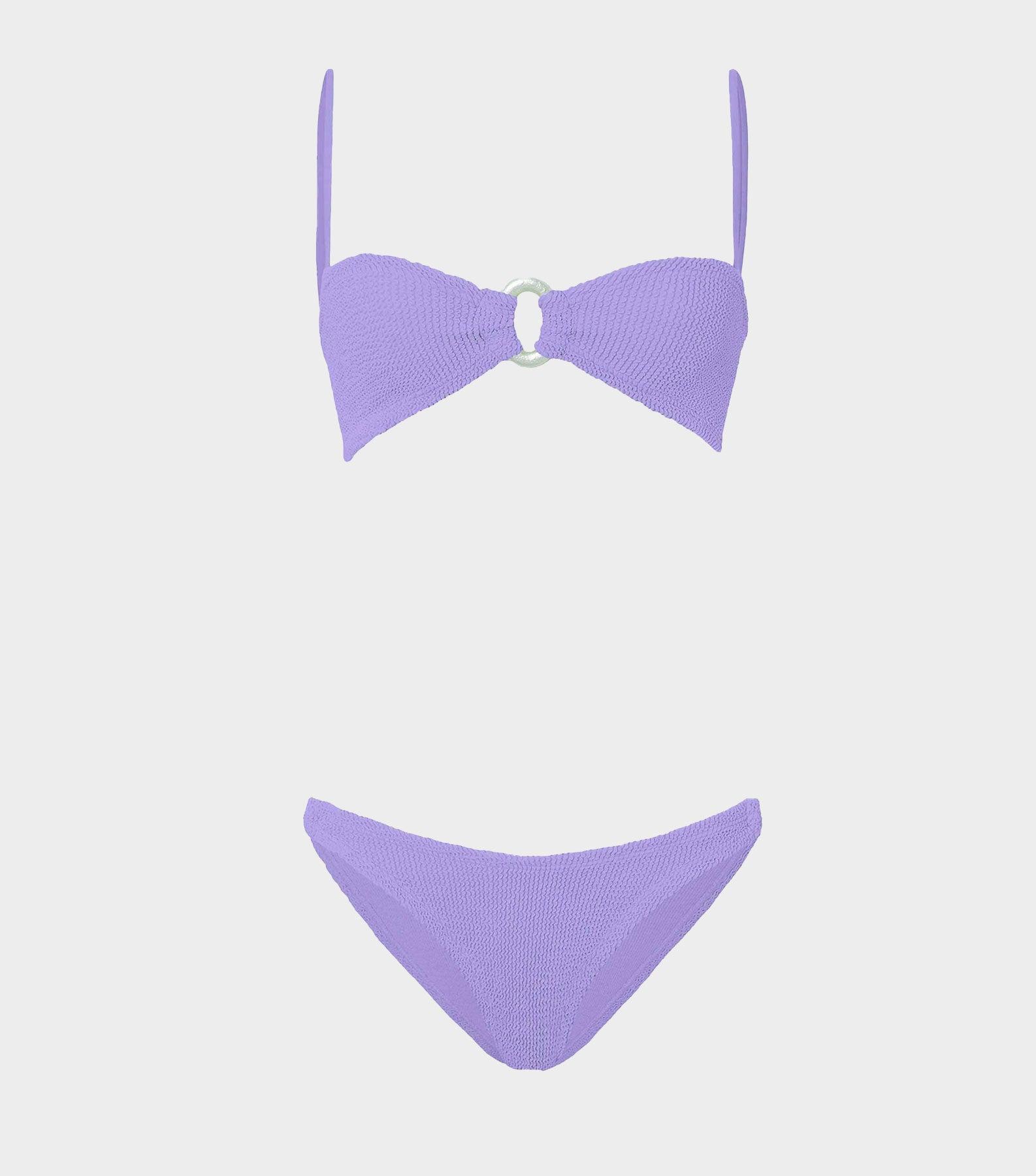 Misty Bikini With Pearly Hoop - Lilac Product Image