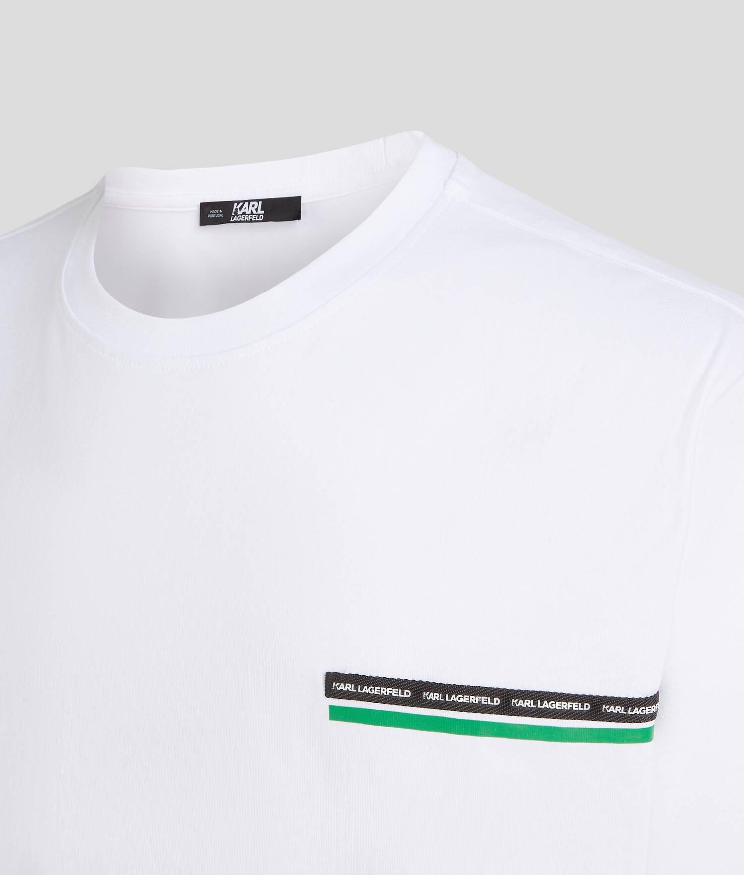 WOVEN TAPE STRIPE T-SHIRT Product Image