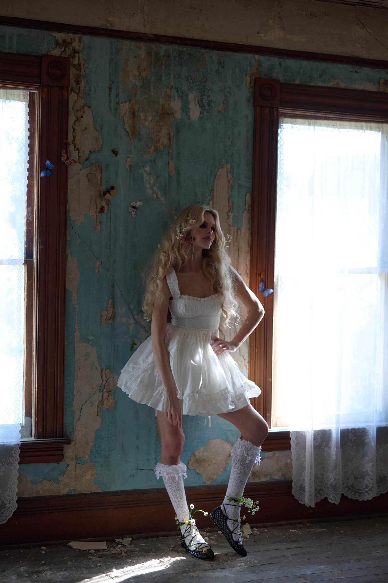 The Ivory Little Lamb Dress Product Image