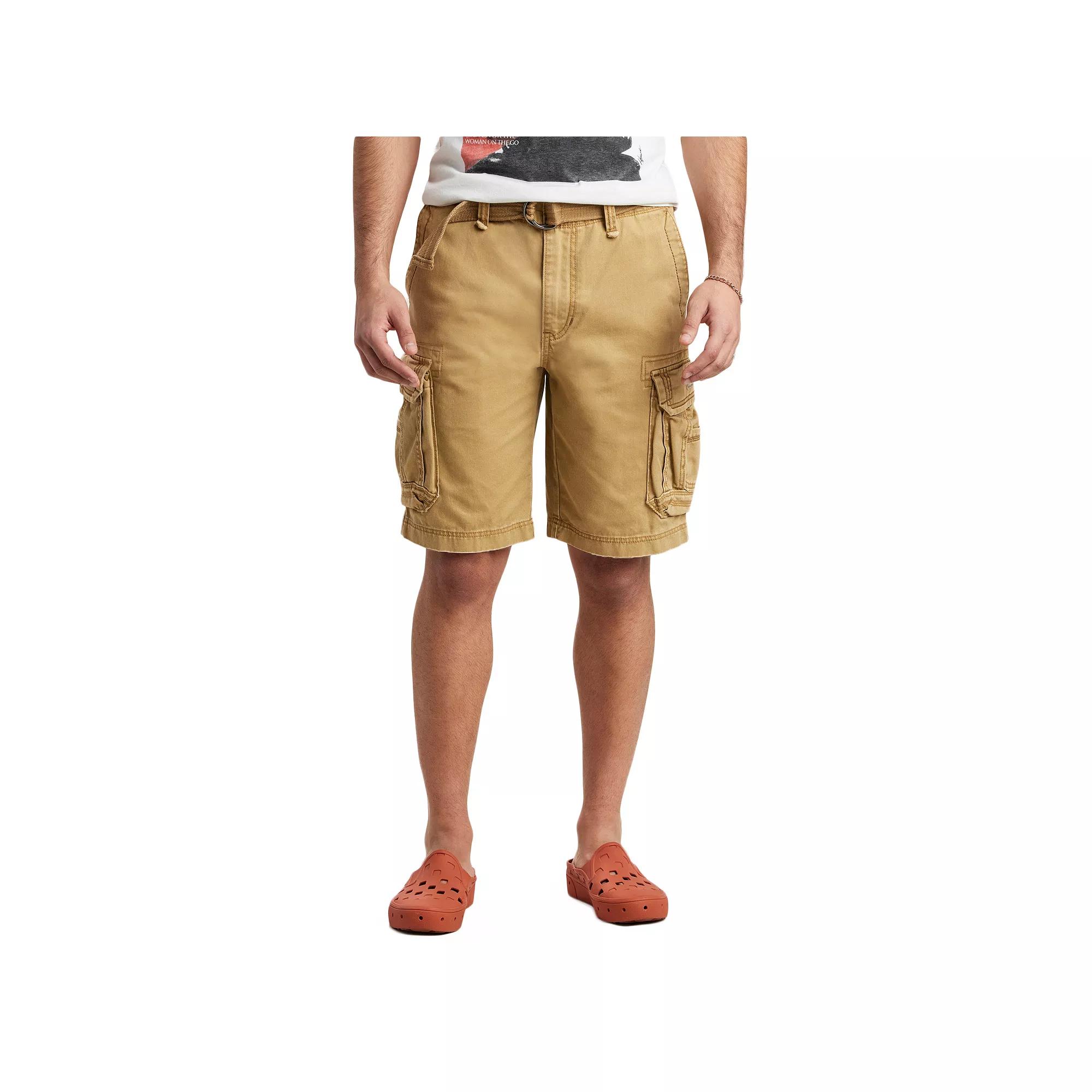Mens UNIONBAY 11 Survivor Belted Cargo Shorts Product Image