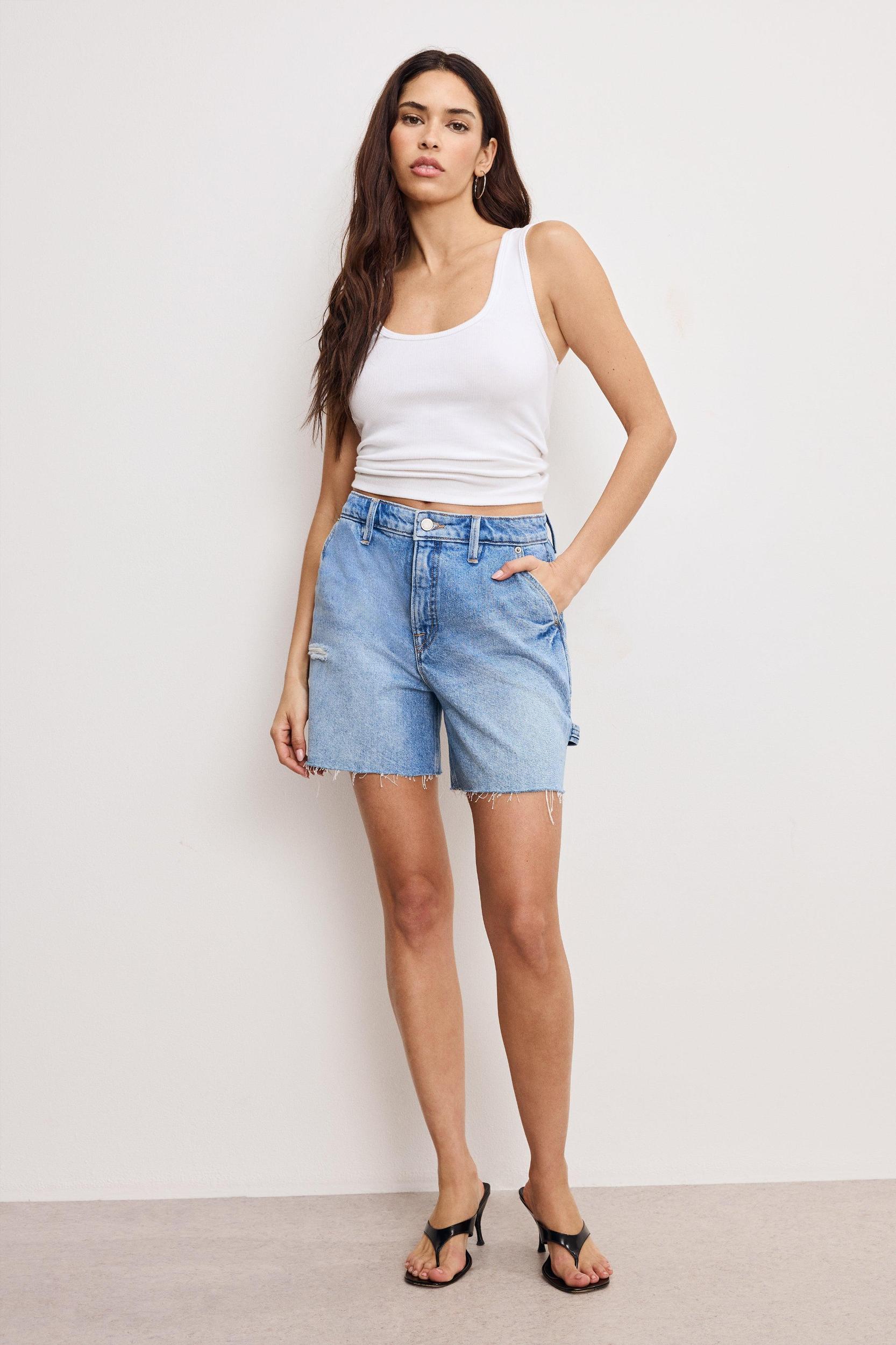 CARPENTER LONG SHORTS | INDIGO880 Product Image