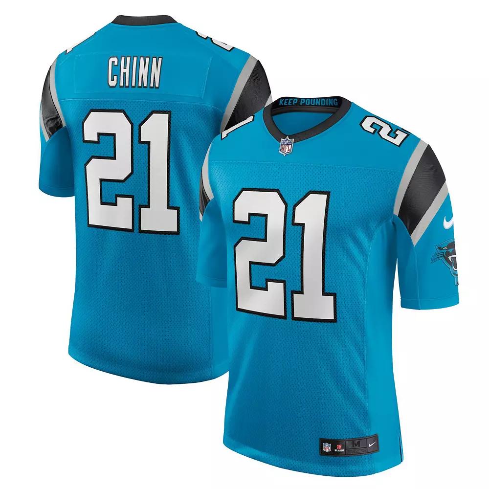 Men's Nike Jeremy Chinn Blue Carolina Panthers Vapor Limited Jersey, Size: Small Product Image