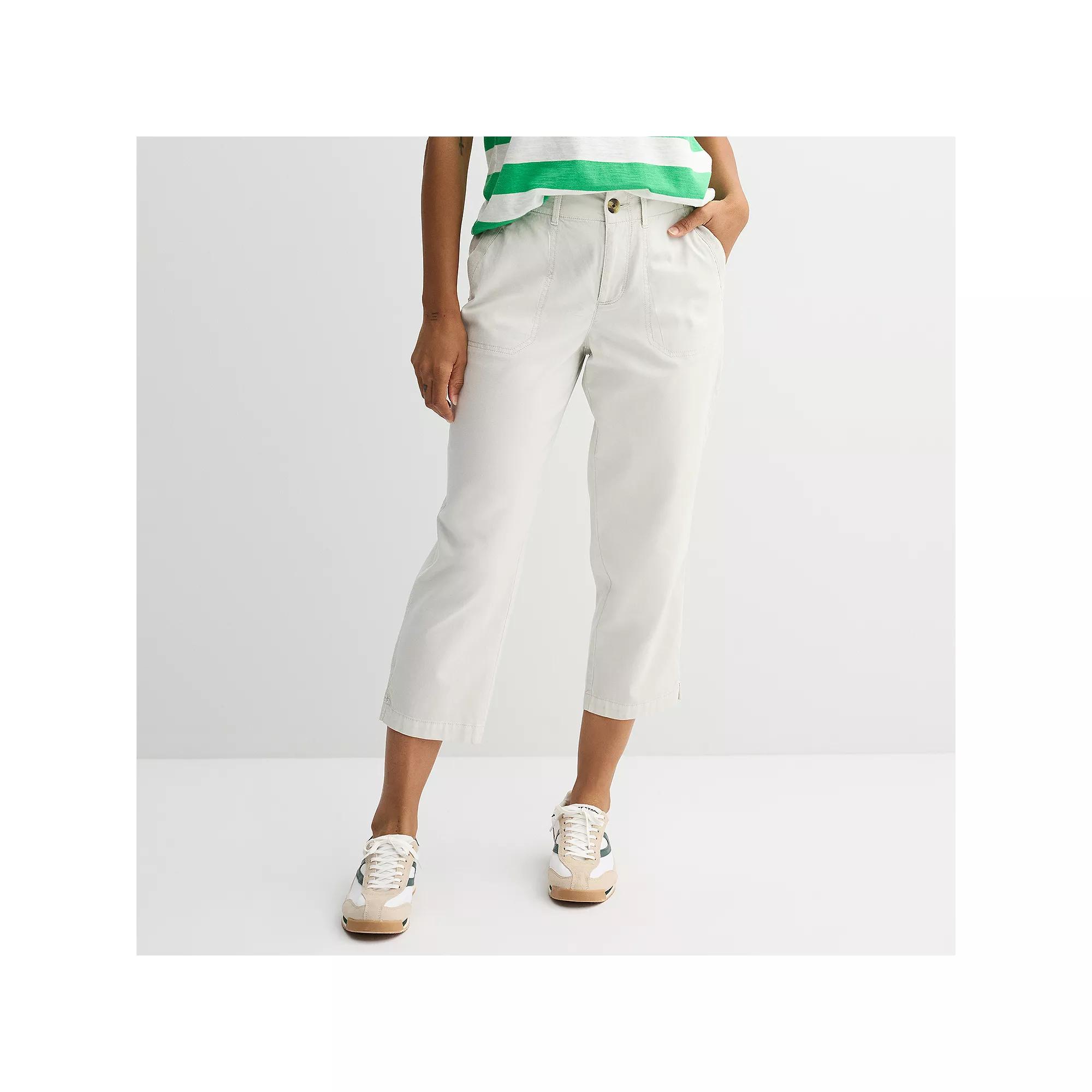 Women's Sonoma Goods For Life® Utility Capri Pants,  Product Image