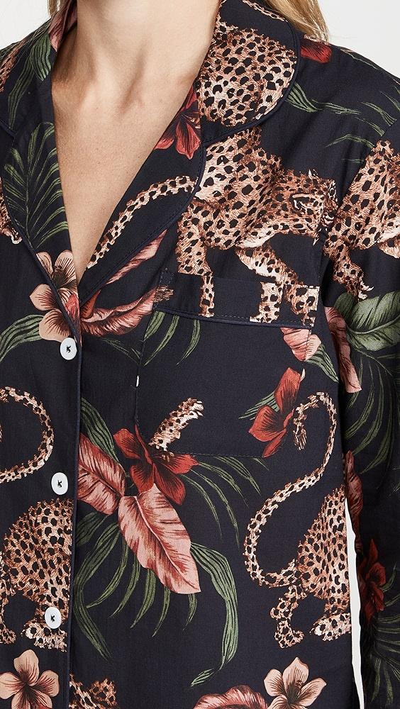 Desmond & Dempsey Women's Long Soleia Pajama Set | Shopbop Product Image