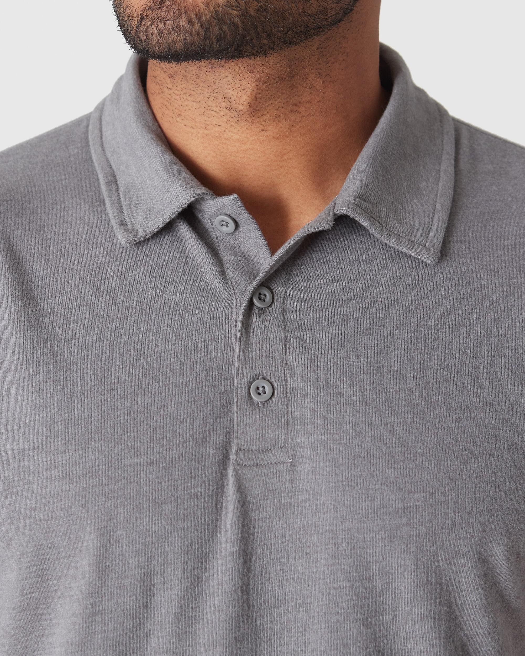 Heather Graphite Classic Polo Product Image