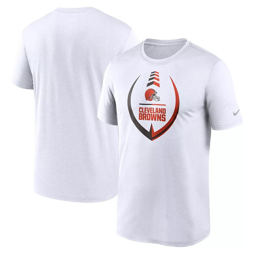 Men's Nike White Cleveland Browns Icon Legend Performance T-Shirt,  Product Image