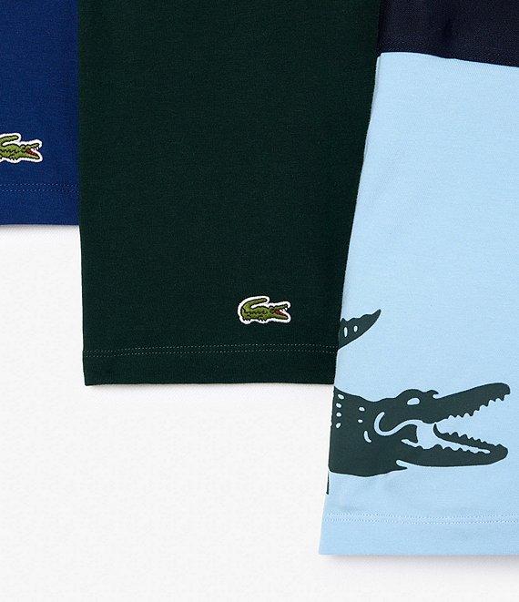Lacoste Big Croc 5#double; Inseam Boxer Briefs 3-Pack Product Image