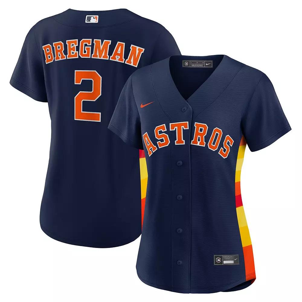 Women's Nike Navy Houston Astros Alternate Replica Player Jersey, Size: Medium, Blue Product Image