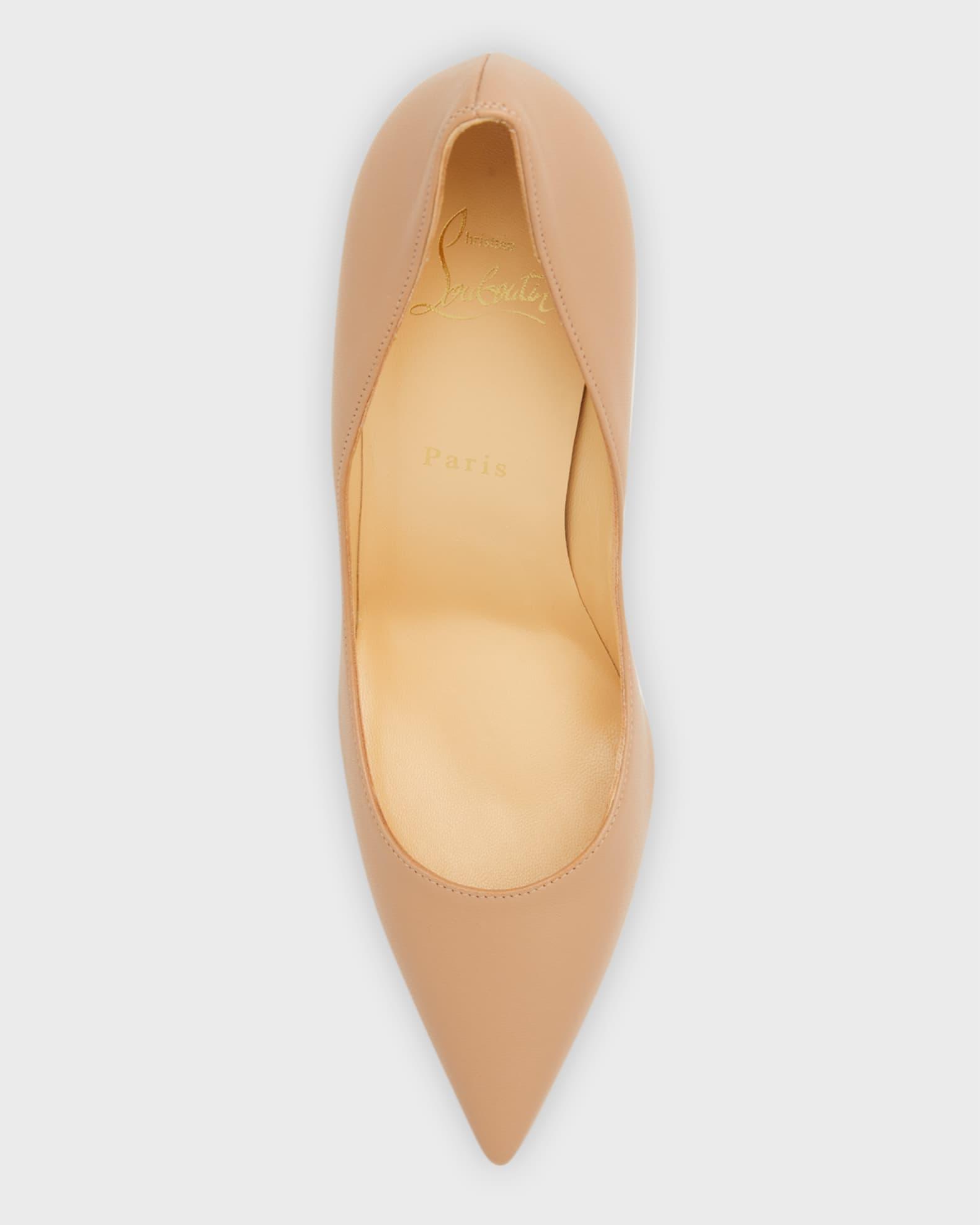 Apostrophy Leather Pointed Red-Sole Pumps Product Image