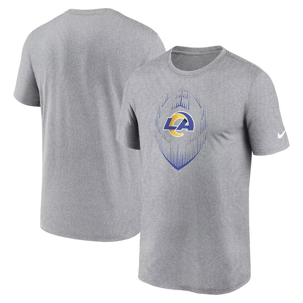 Men's Nike Heather Gray Seattle Seahawks Primetime Legend Icon Performance T-Shirt,  Product Image