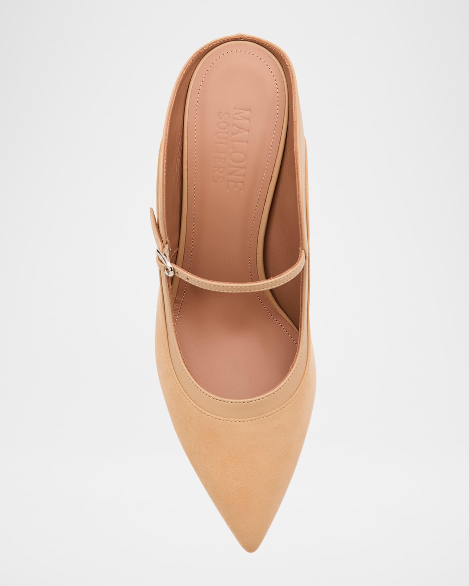 Delphi Suede Nappa Mary Jane Mules Product Image