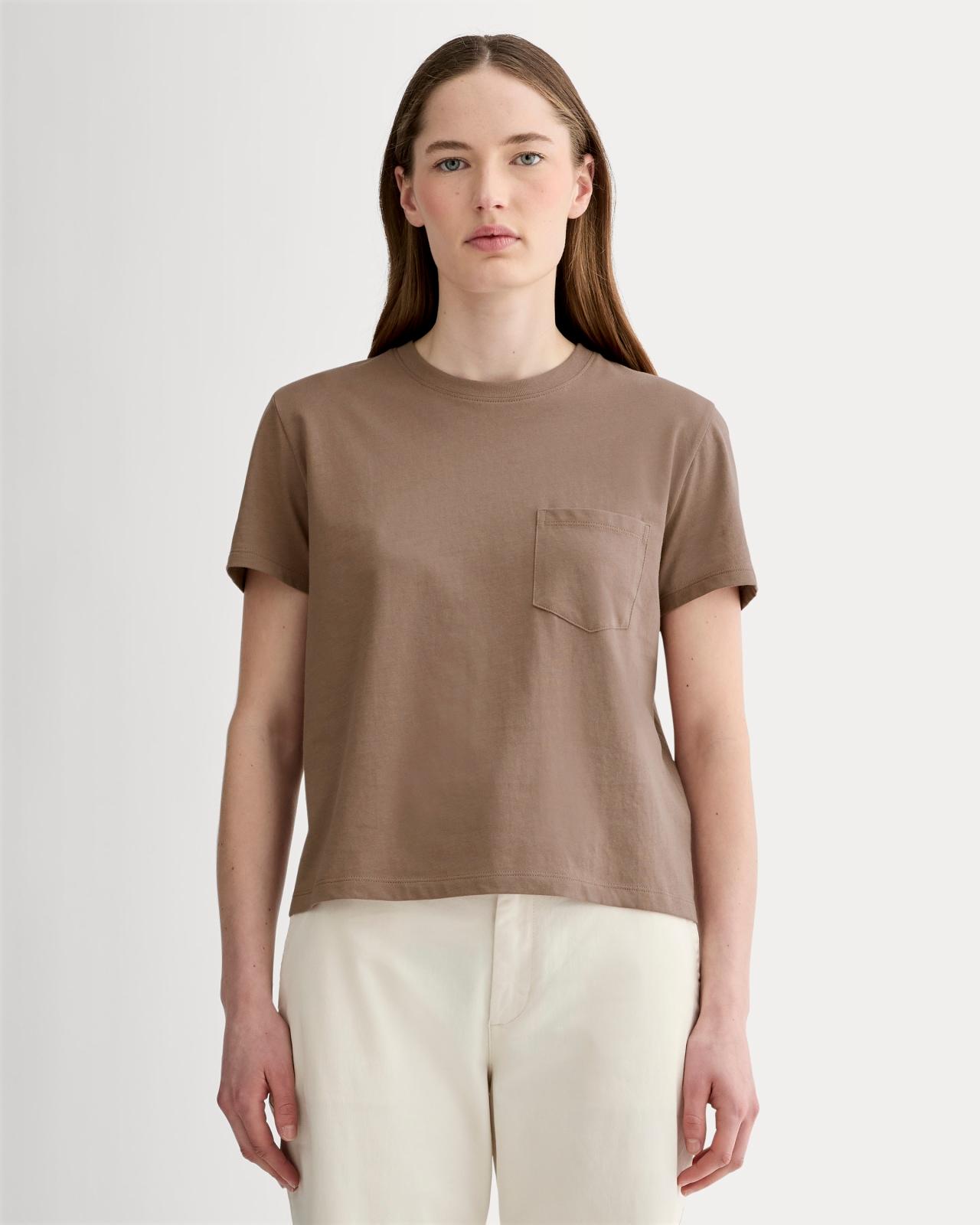 Womens Box-Cut T-Shirt in Essential Cotton by Everlane Product Image