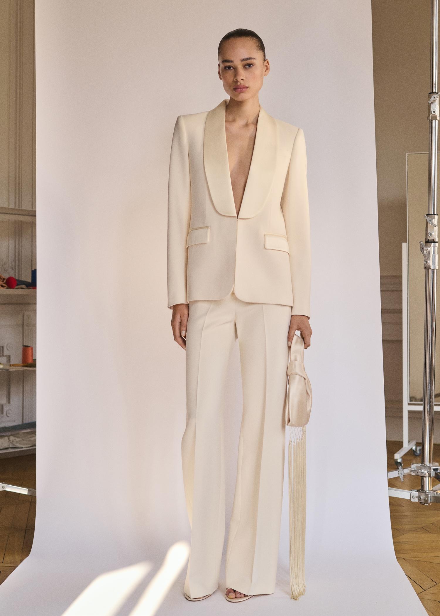 Straight-fit suit pants - Women | MANGO USA Product Image