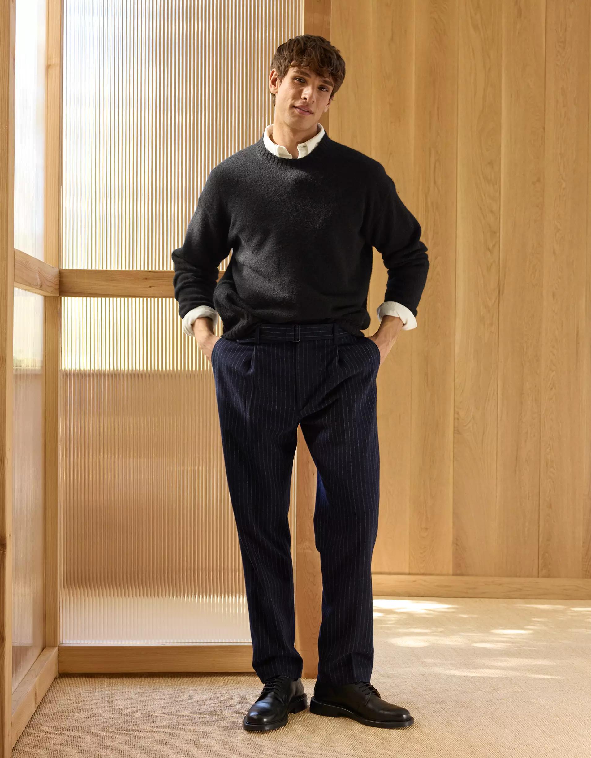 AE77 Premium Alpaca-Blend Sweater Product Image