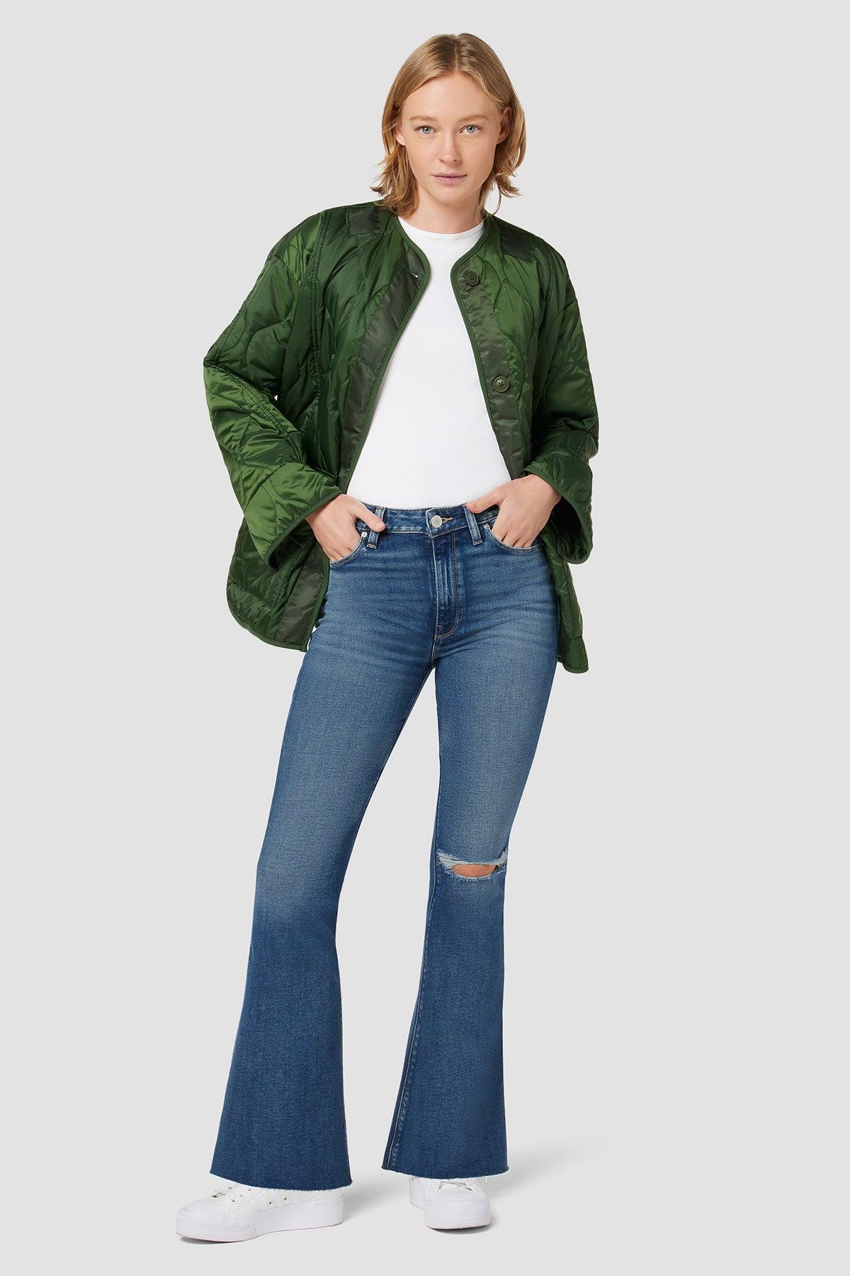 Holly High-Rise Flare Barefoot Jean Female Product Image