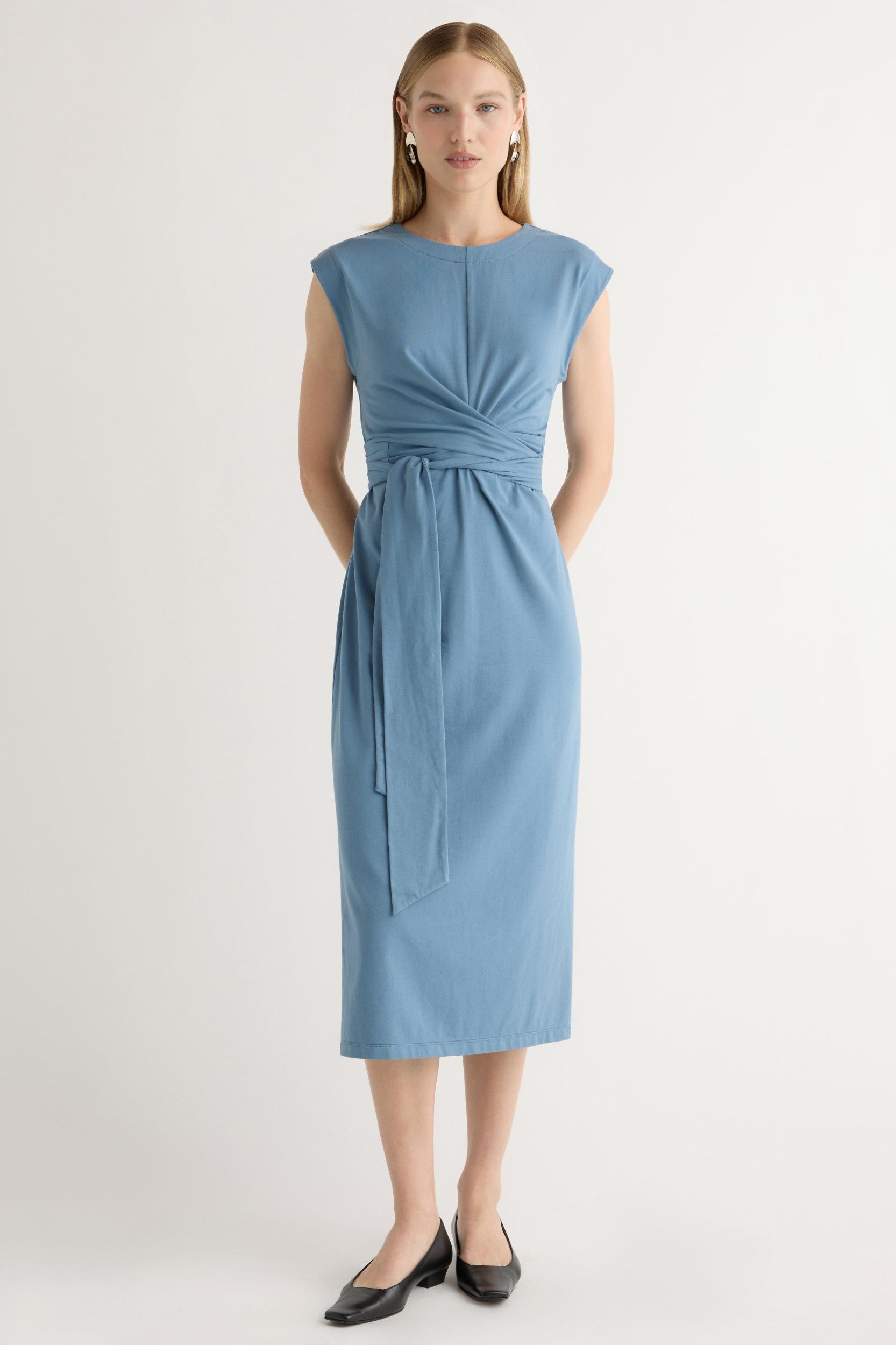 Fei Tie-Front Organic Cotton Dress Product Image