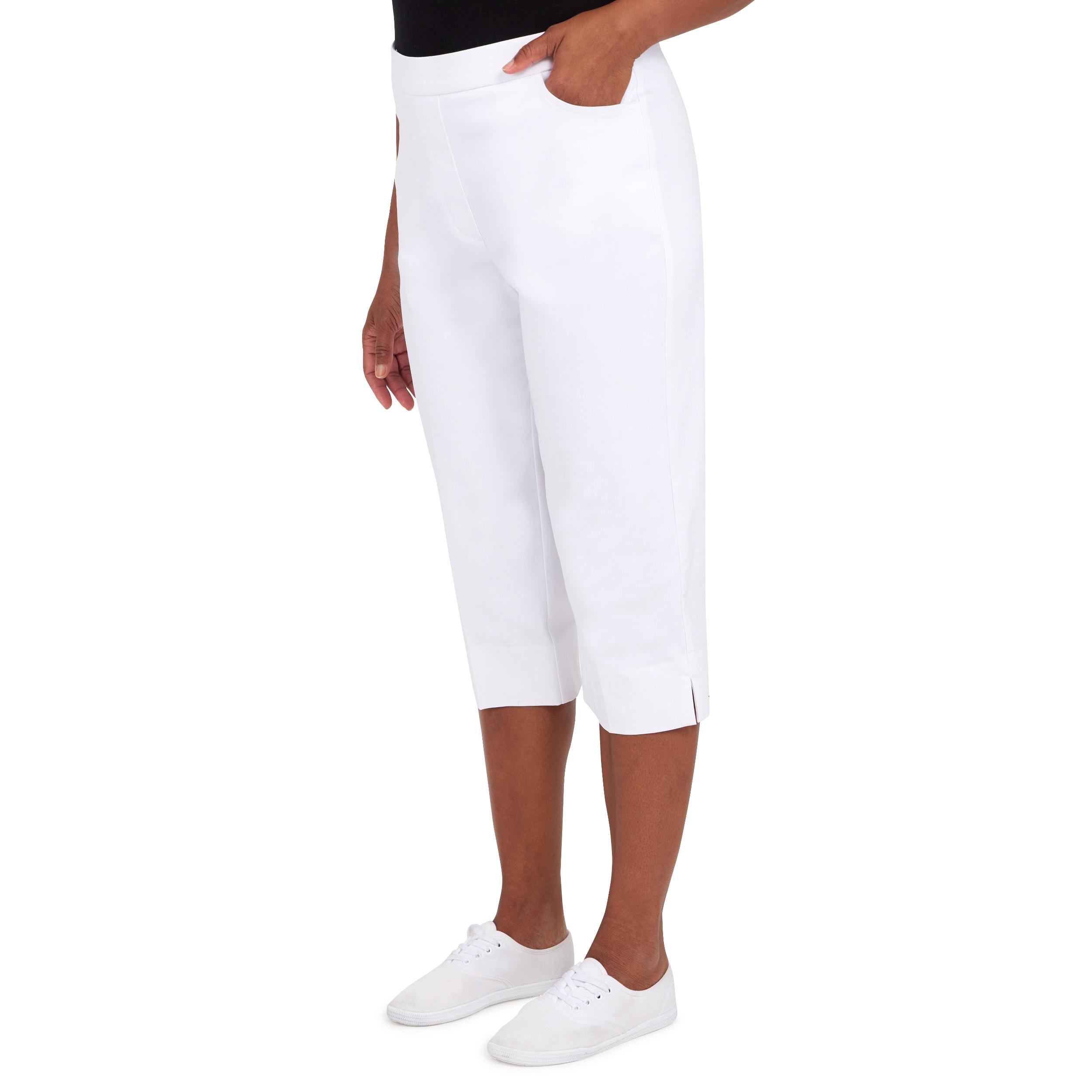 Alfred Dunner Women's Allure Stretch Clamdigger Pant Product Image