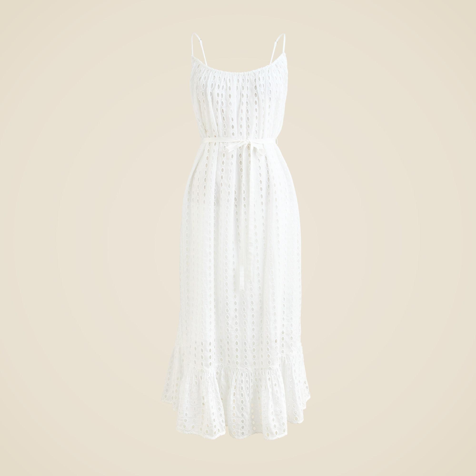 Oval eyelet midi dress Product Image