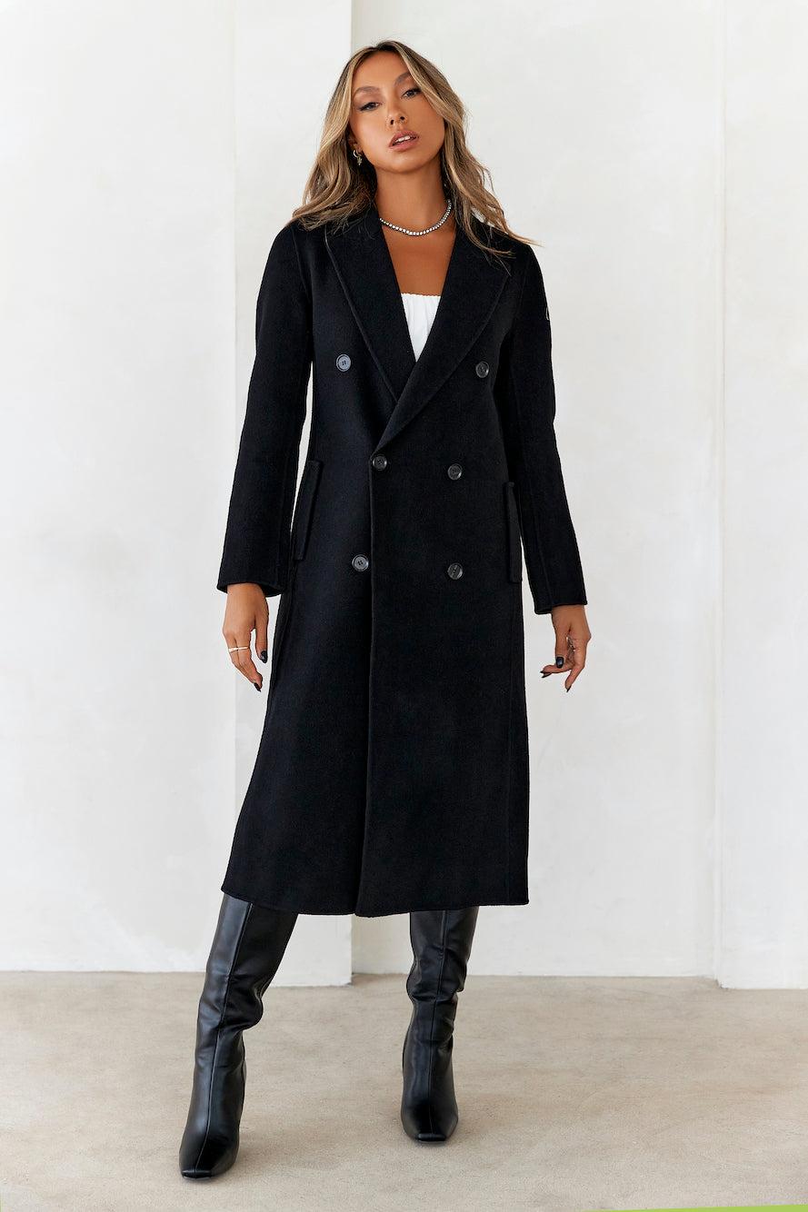 Allured Coat Black Product Image