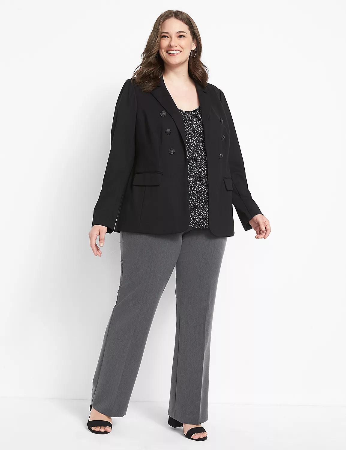 Curvy Fit Perfect Drape Straight Pant Product Image