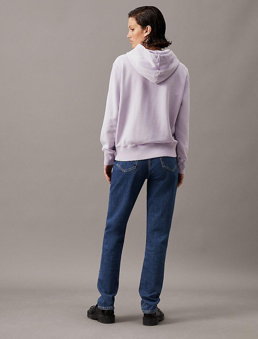 Washed Monogram Logo Relaxed Hoodie Product Image