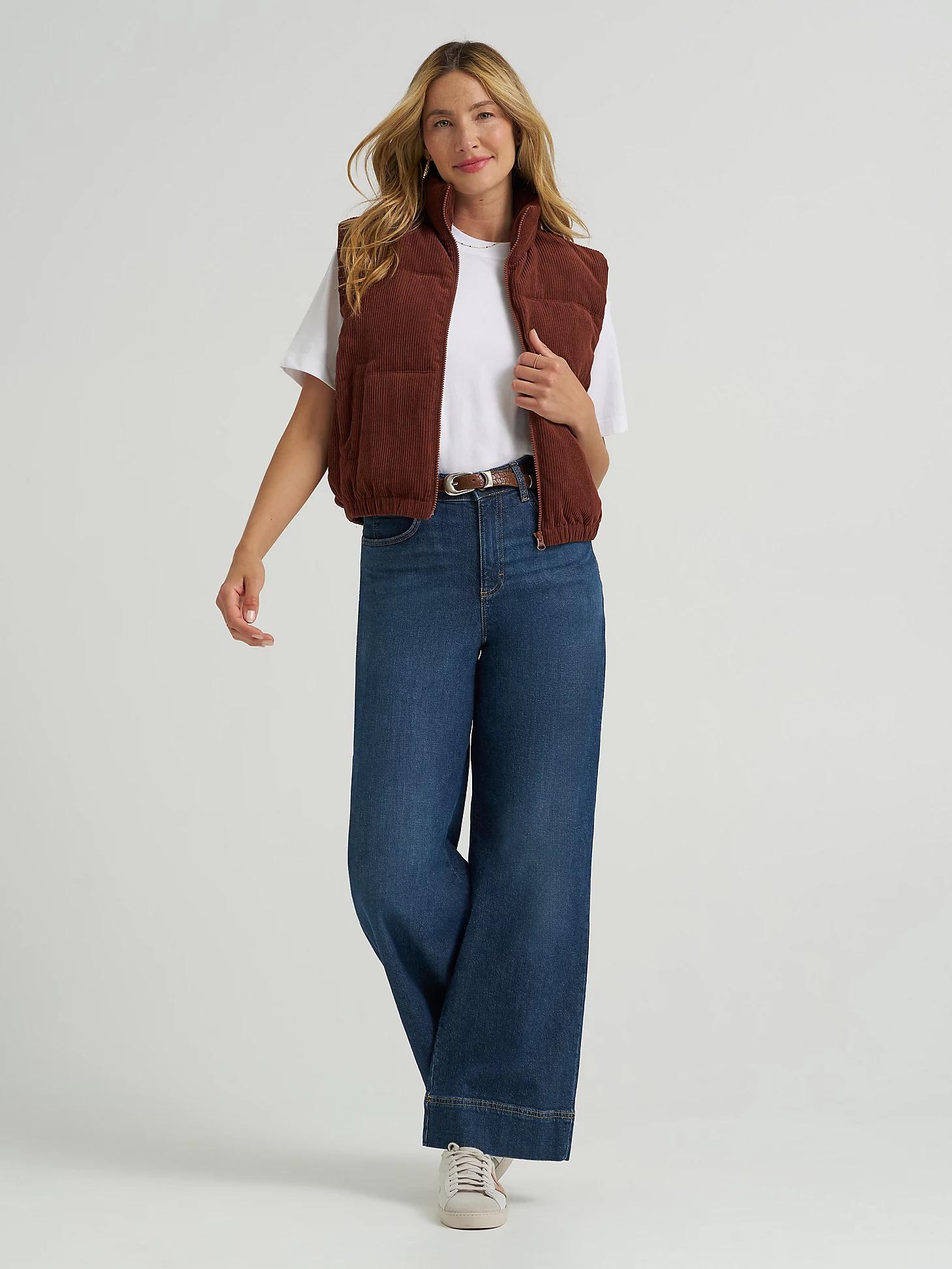 Women's Corduroy Puffer Vest | Women's Jackets & Outerwear | Lee® Product Image