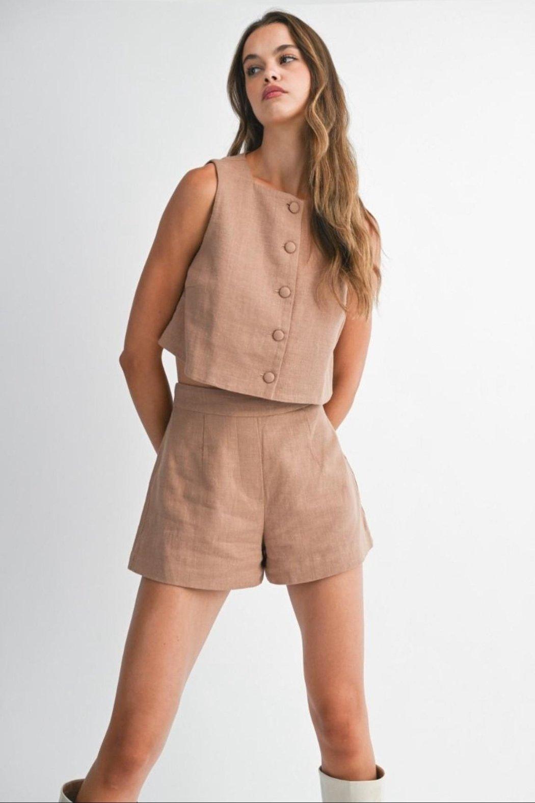 Button-Down Top Set Product Image