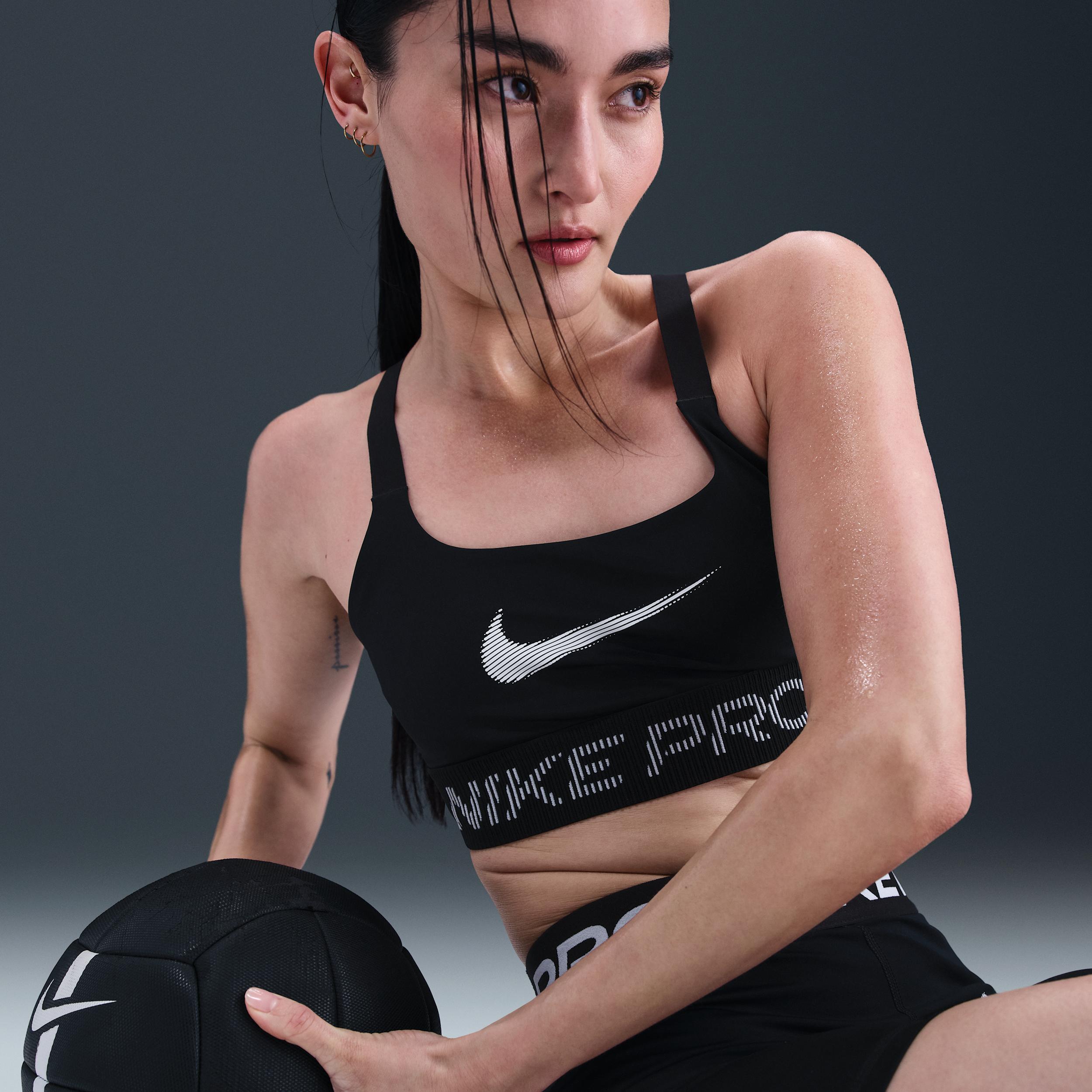 Womens Nike Pro Light-Support Non-Padded Sports Bra | IF3973-010 Product Image