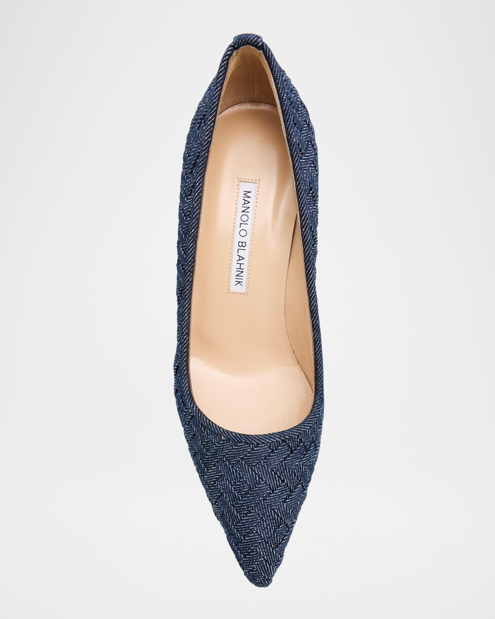 BB Chambray Pointed Pumps  Product Image