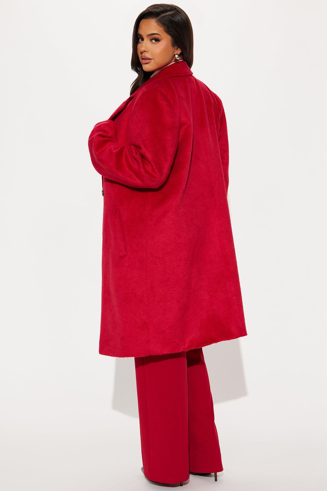 It's A Long Story Coat - Red Product Image